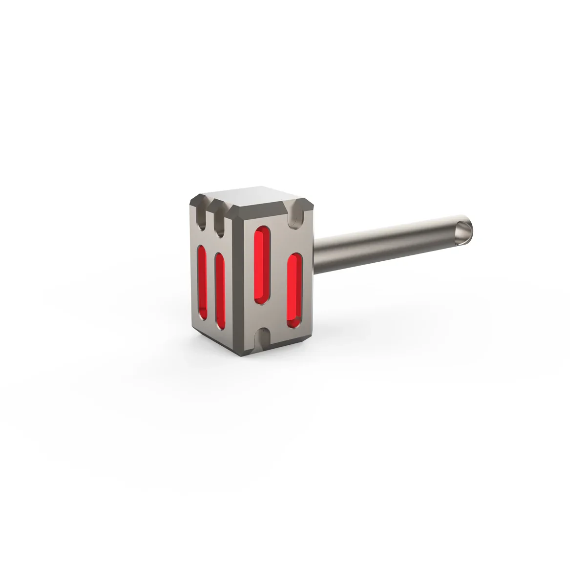 Titanium Thunder Hammer Keychain Glow Fob - Image 5