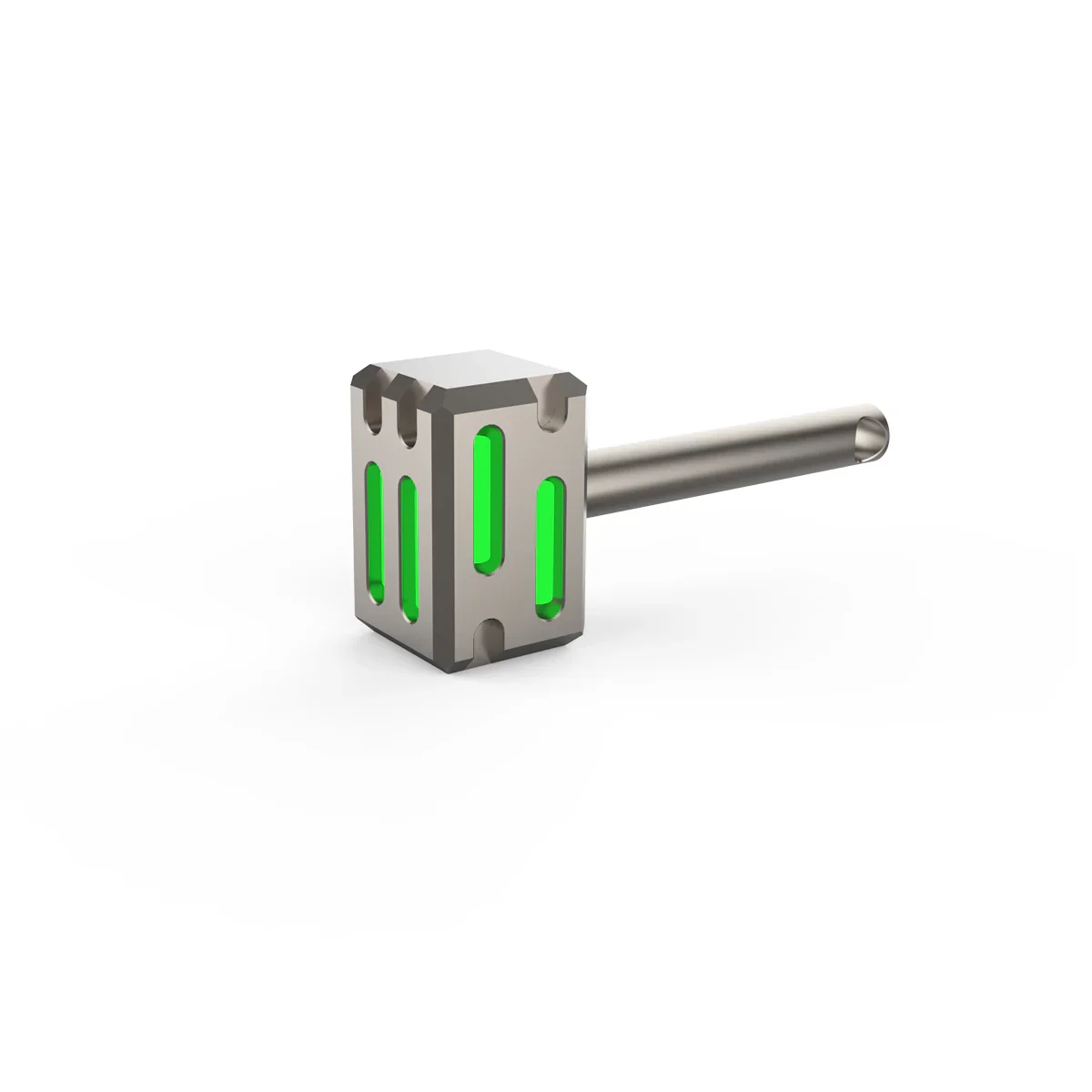Titanium Thunder Hammer Keychain Glow Fob - Image 7